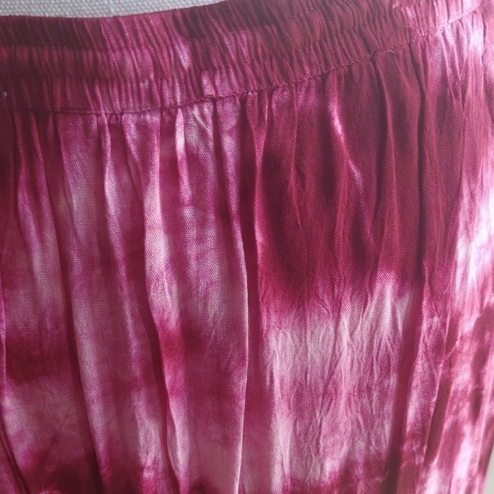 Boho tie-Dye purple Maxi Skirt - Picture 4 of 4
